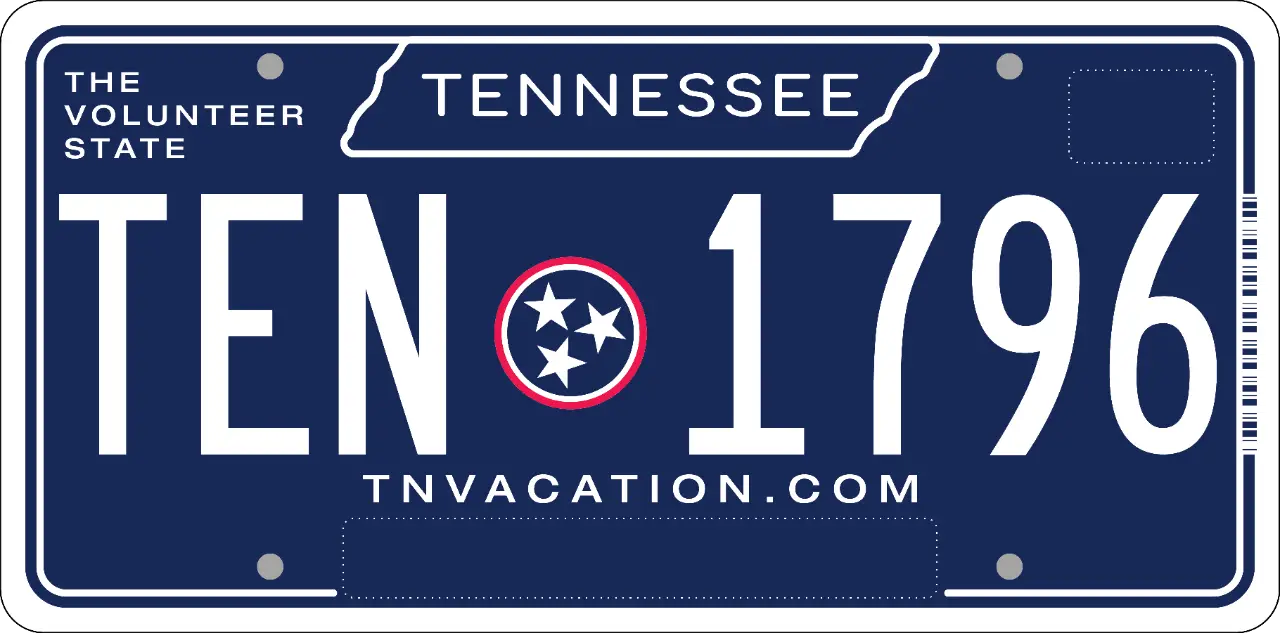 Tennessee license plates